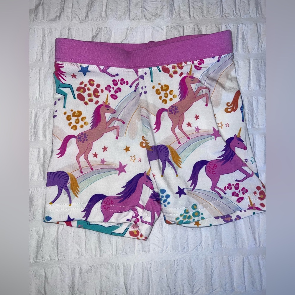 Little Sleepies Unicorn Magic Two Piece Short Sleeve & Short Pajama Set 12-18M - Picture 6 of 8